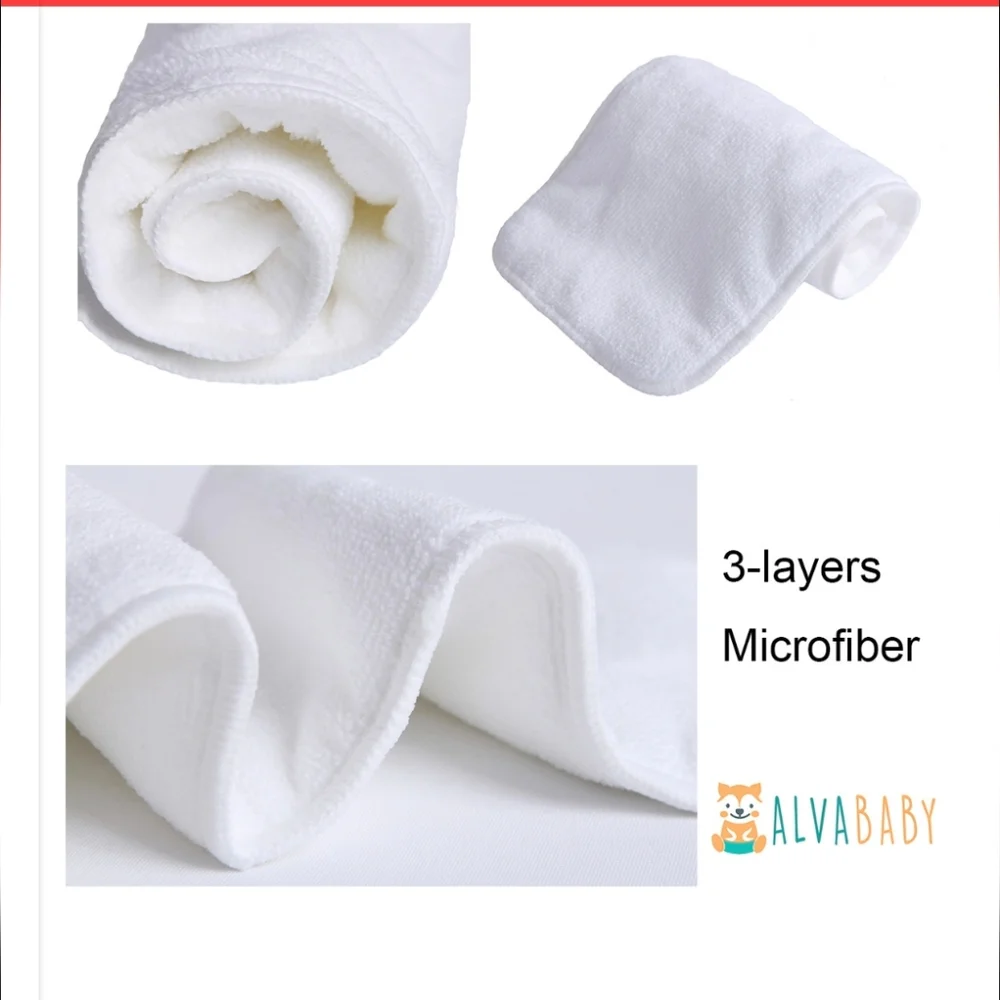 Cloth Diaper One Size Adjustable Washable Reusable for Baby Girls and Bo…